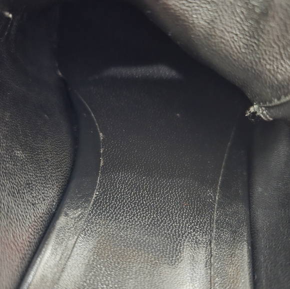 Versace Medusa Biggie Platform Mules Women's Size 40 Black Leather EUC - Picture 10 of 11